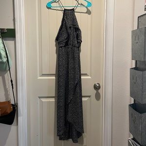 Black & White patterned high-low dress in size Medium